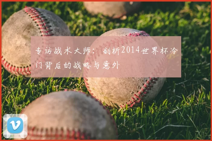专访战术大师:剖析2014世界杯冷门背后的战略与意外