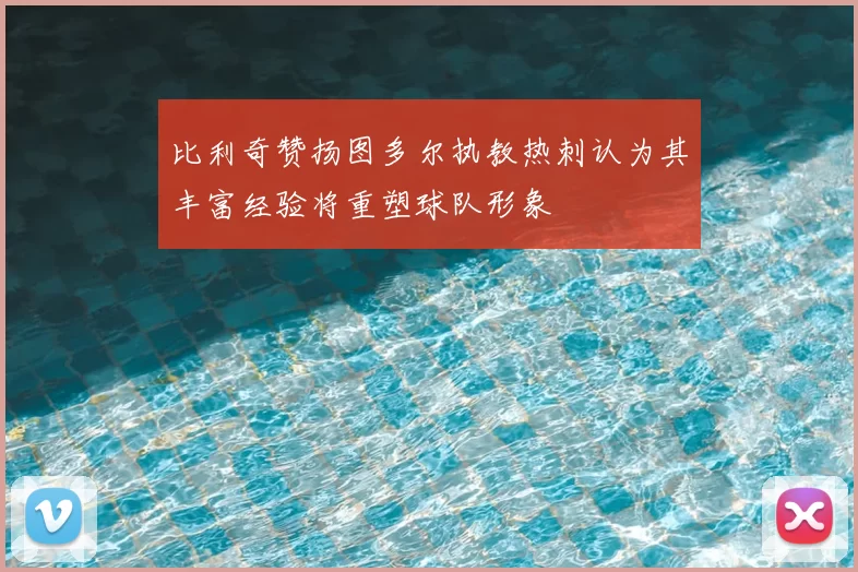 比利奇赞扬图多尔执教热刺认为其丰富经验将重塑球队形象