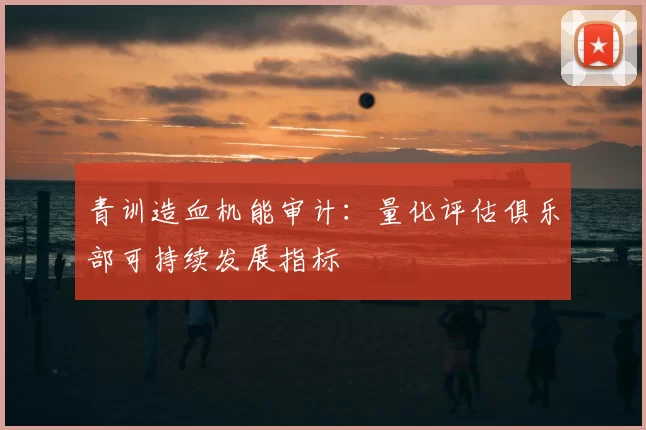 青训造血机能审计:量化评估俱乐部可持续发展指标